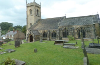 Exterior of St Peter's Church Thorner